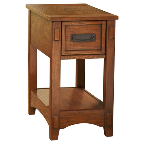 Mission style drawer end - style,