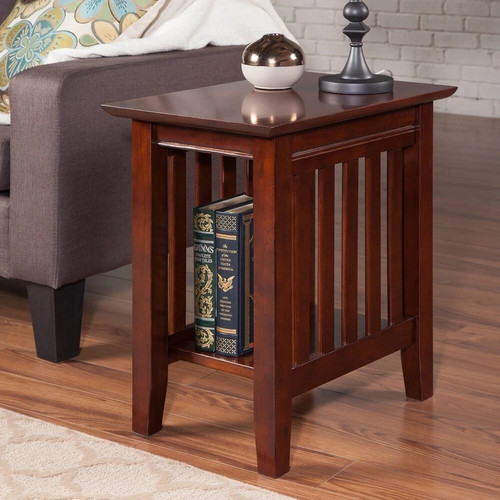 Chairside table end side solid - end,