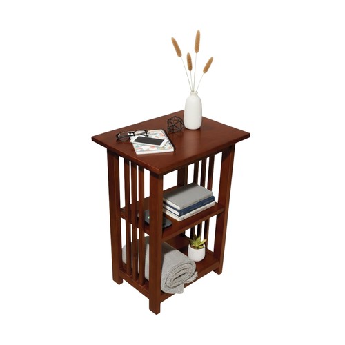Mission shelf end table - mission,